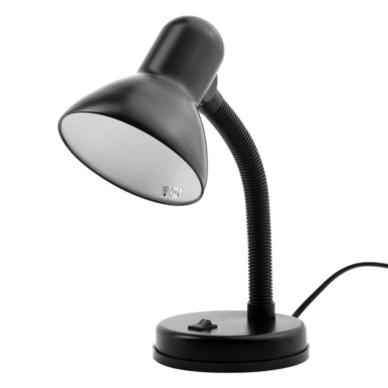 Светильник KD-301 настол. база 230В 60Вт ЛОН E27 черн. Camelion 5754