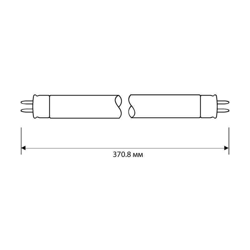 Лампа люминесцентная FT4-12W/33 12Вт T4 4200К G5 Camelion