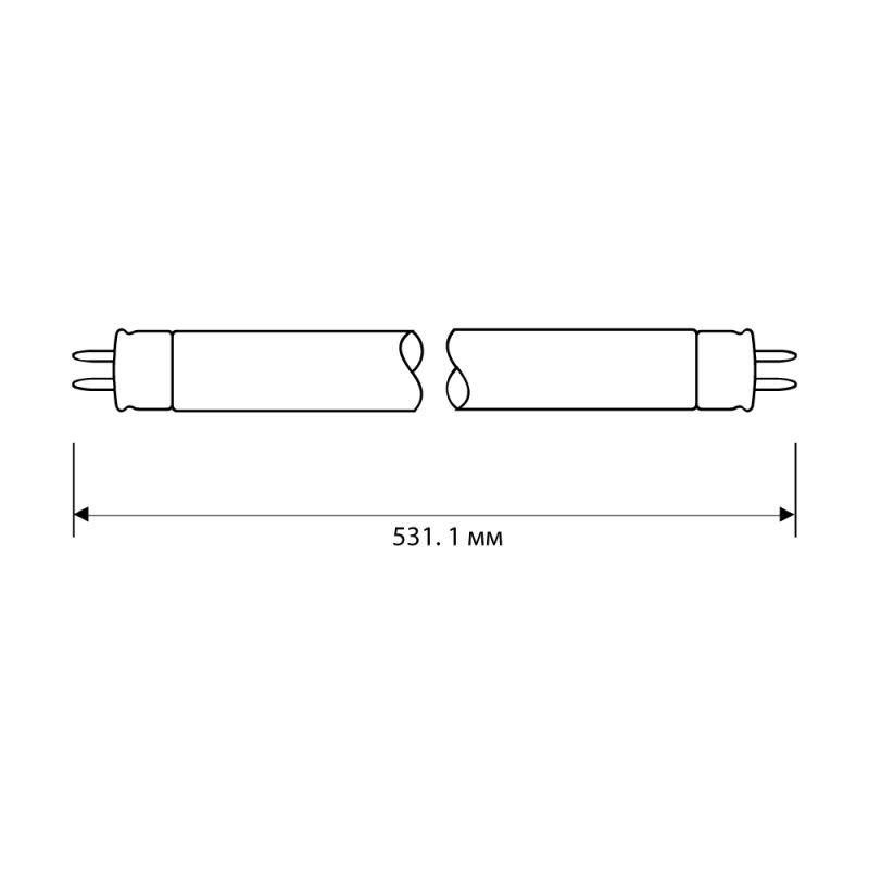Лампа люминесцентная FT5-13W/33-G5 13Вт T5 4200К G5 Camelion 5872