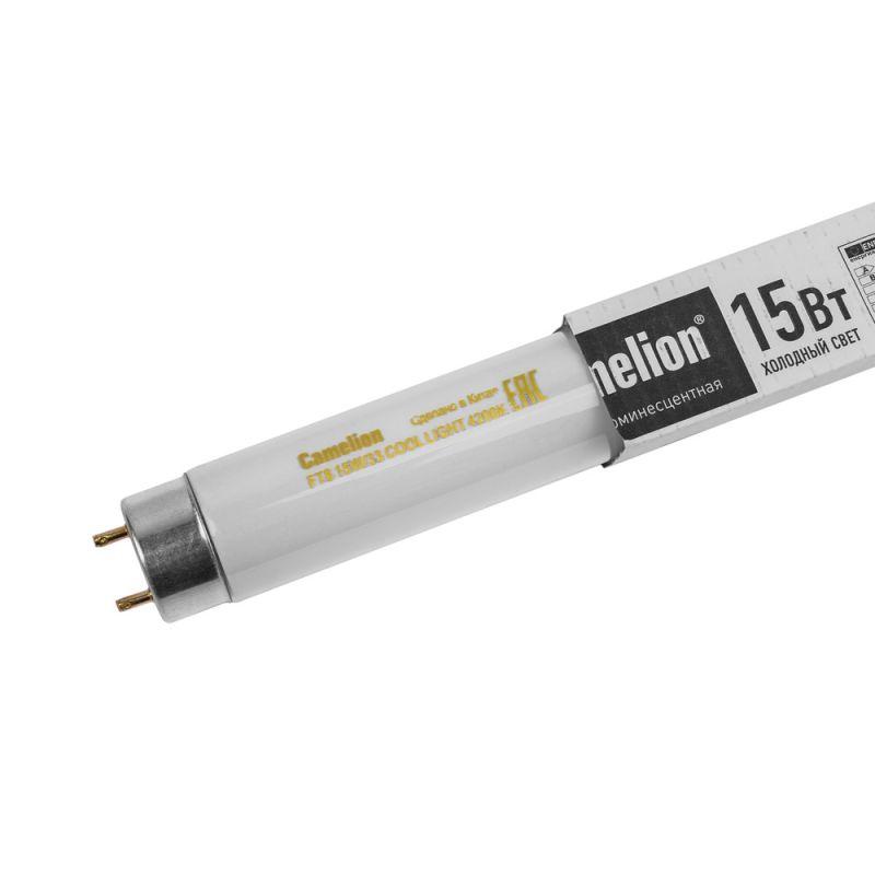 Лампа люминесцентная FT8-15W/33 15Вт T8 4200К G13 Camelion 5874