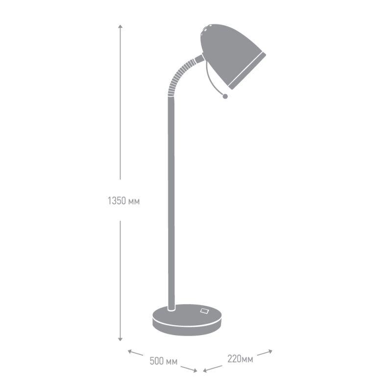 Светильник KD-309 напол. C03 серебр. Camelion 11485