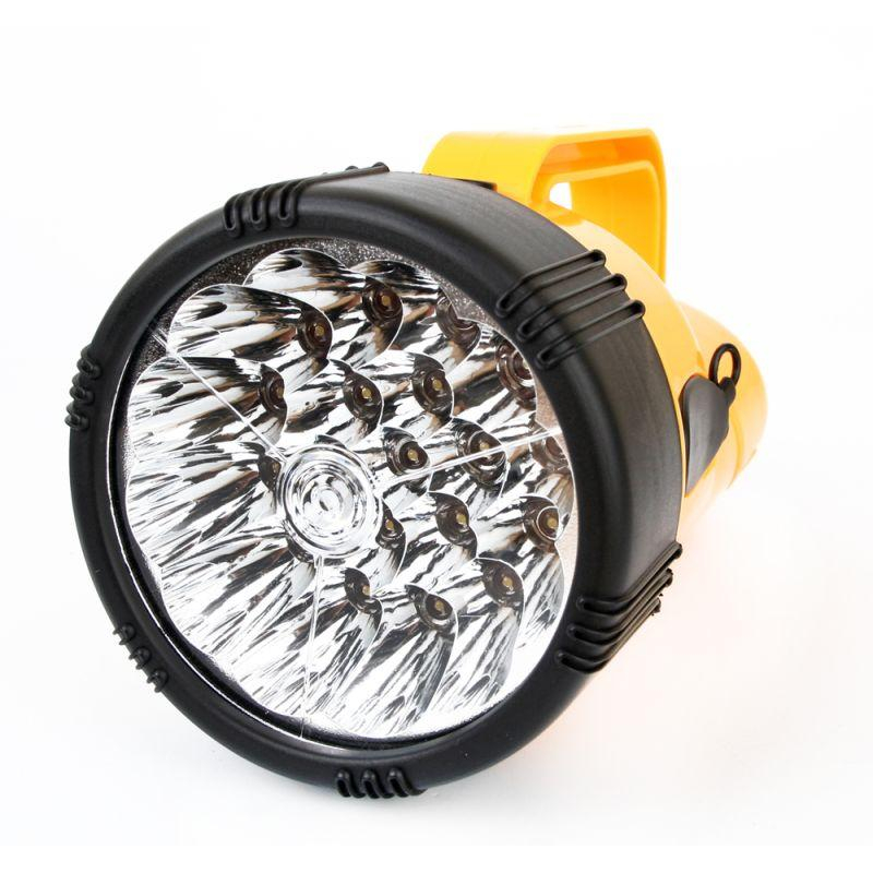 Фонарь 19LED 29314 (аккум. 220В желт.; 4В 2.3А-ч) Camelion 10471