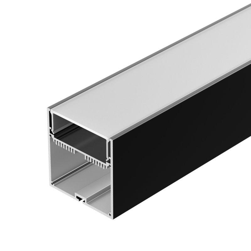 Профиль с экраном SL-LINE-7477-2500 BLACK+OPAL (ARL, Алюминий) (027991)