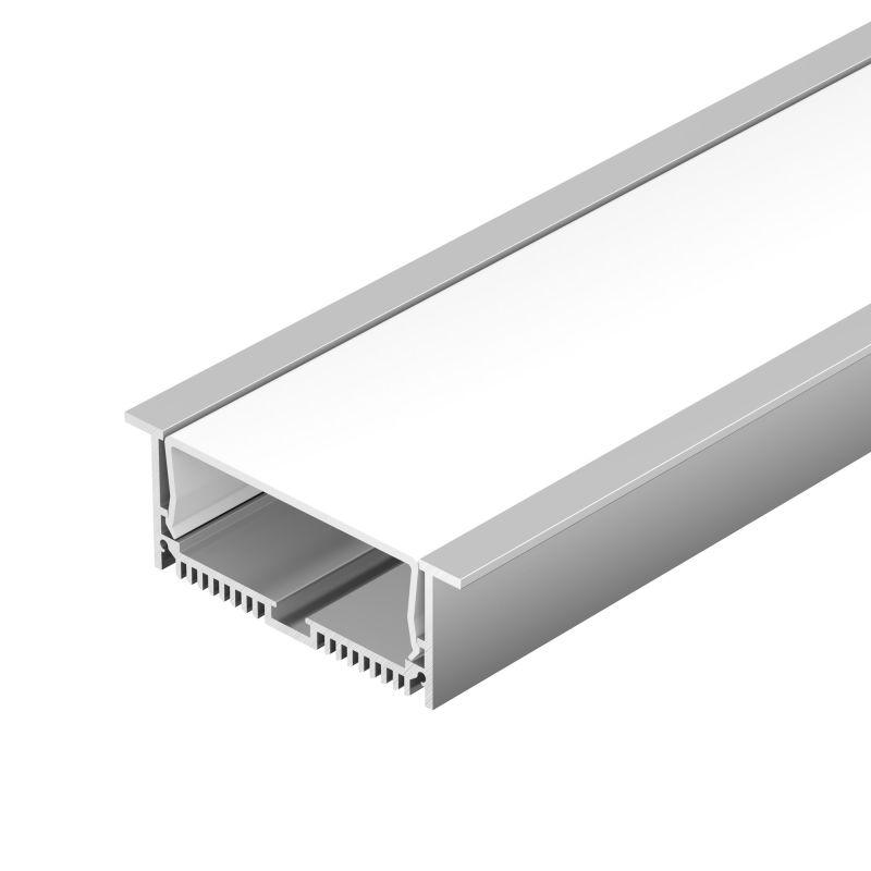 Профиль с экраном SL-LINIA88-F-2500 ANOD+OPAL (ARL, Алюминий) (020471)