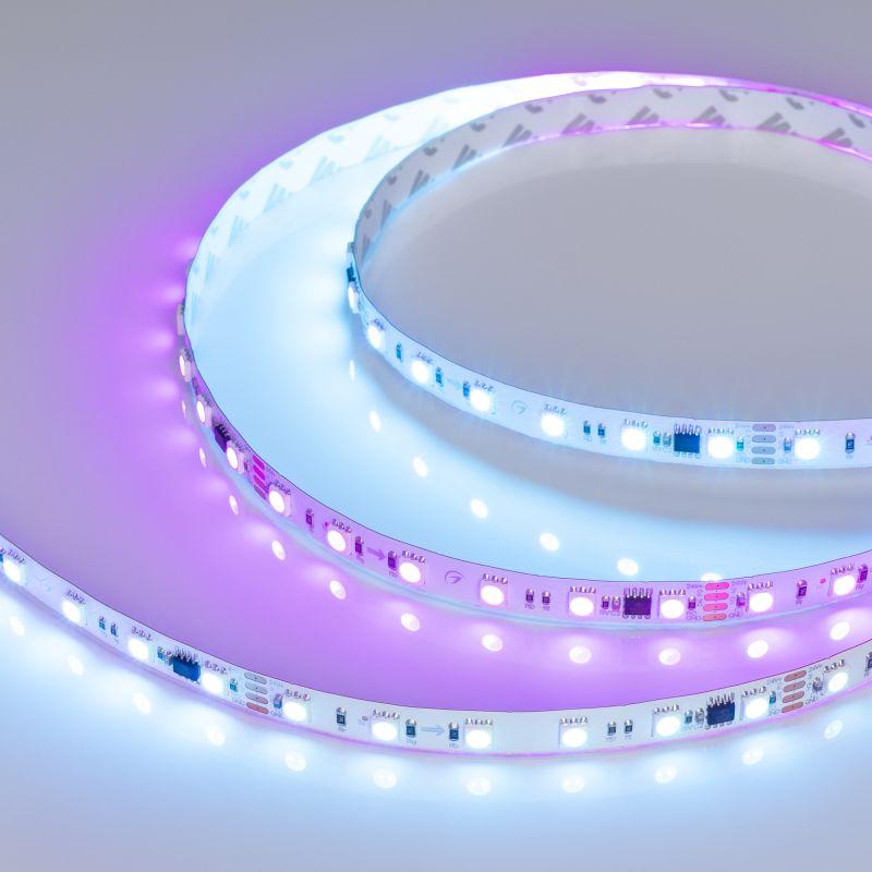 Лента DMX-B60-10mm 24V RGB-PX6-RAM (15 W/m, IP20, 5060, 5m) (Arlight, бегущий огонь) (033448)