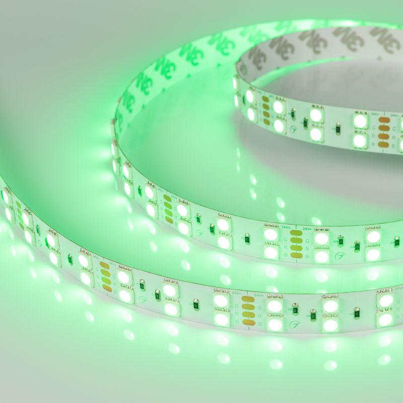 Лента RT-B120-15mm 24V RGB (28.8 W/m, IP20, 5060, 5m) (Arlight, Открытый) (011205(2))