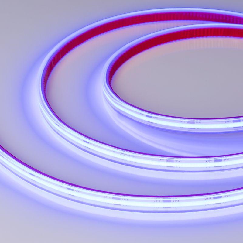 Лента герметичная COB-PS-X544-10mm 24V Blue (11.5 W/m, IP67, CSP, 5m) (Arlight, -) (032182(2))
