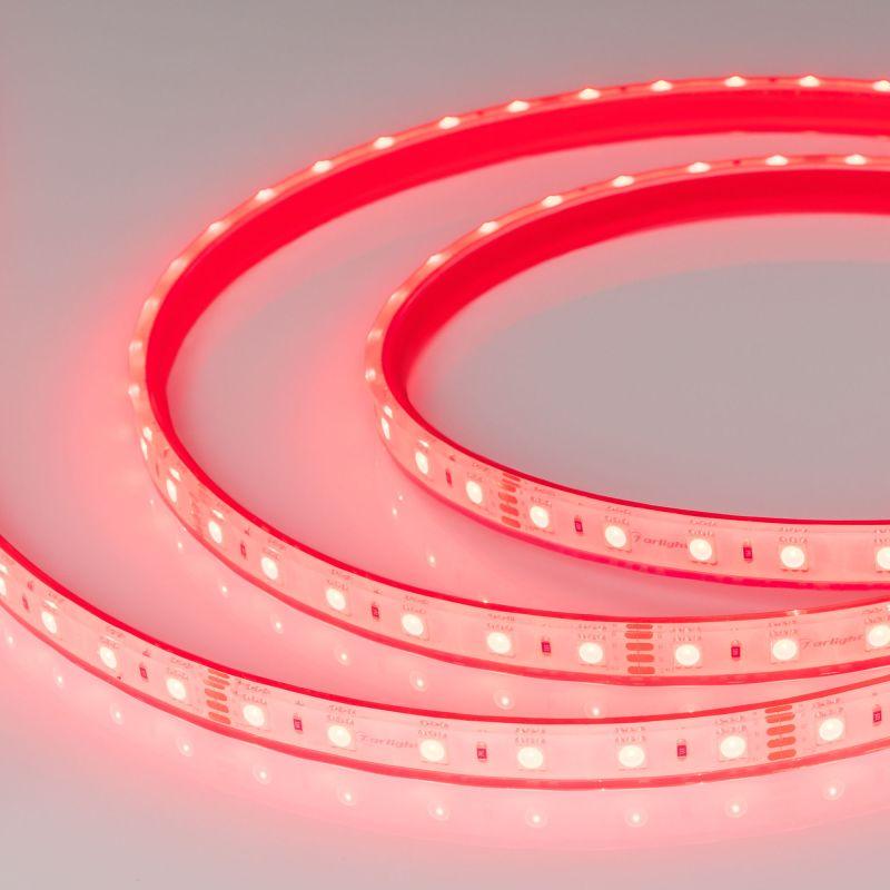 Лента герметичная RTW-PFS-B60-13mm 24V RGB (14.4 W/m, IP68, 5060, 5m) (Arlight, 14.4 Вт/м, IP68) (033791)