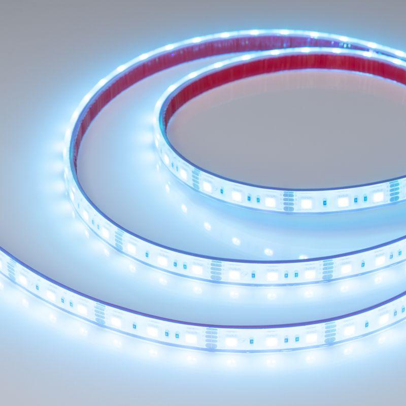 Лента герметичная RTW-PFS-B60-13mm 12V RGB (14.4 W/m, IP68, 5060, 5m) (Arlight, -) (033790)