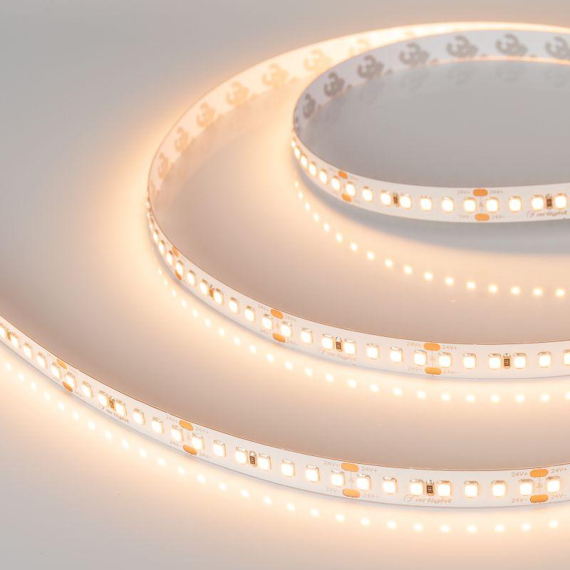 Лента RT-A168-10mm 24V Warm3000 CRI98 (17 W/m, IP20, 2835, 5m) (Arlight, Открытый) (025148(2))