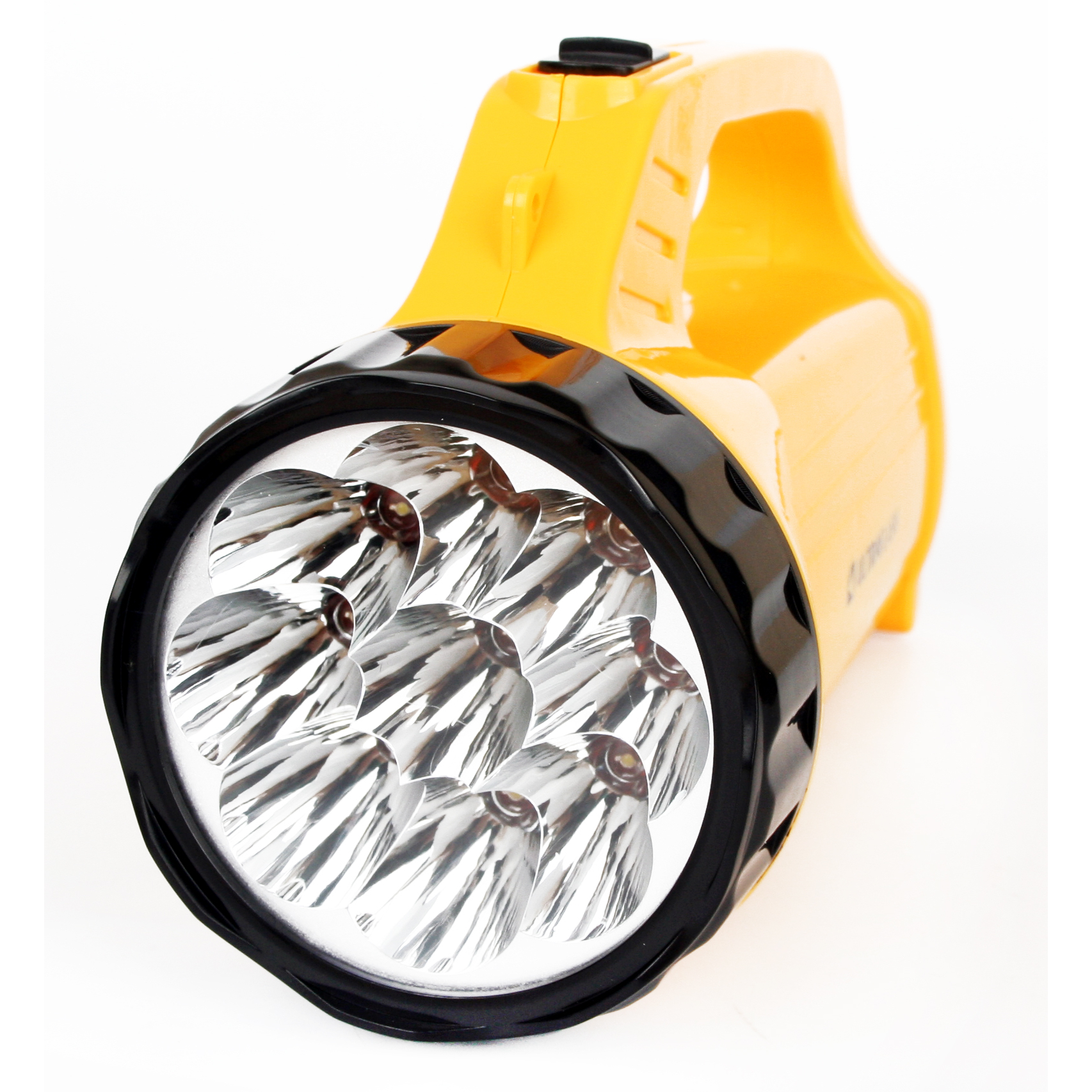 Фонарь LED3819CSM (аккум 220В желт. 9LED +12SMD LED 2 режима SLA) Ultraflash 12102/12860