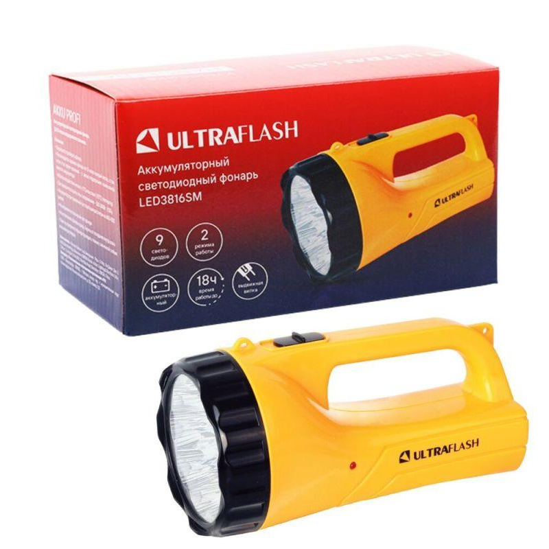 Карманный фонарь, ULTRAFLASH LED3816SM (2 шт.)