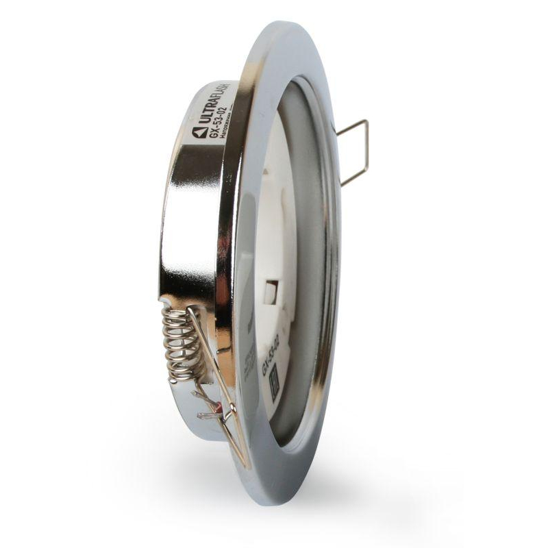 Ultraflash GX-53-02 (Металл. встраиваемый св-к, хром, 220В)