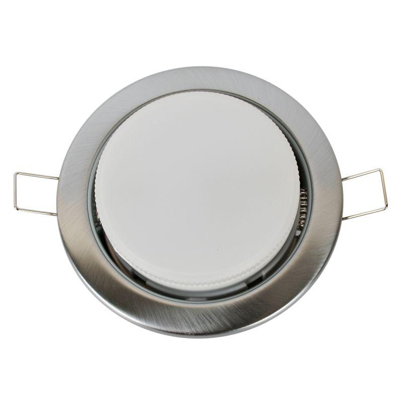 Ultraflash GX-53-04 (Металл. встраиваемый св-к, матовый хром, 220В)