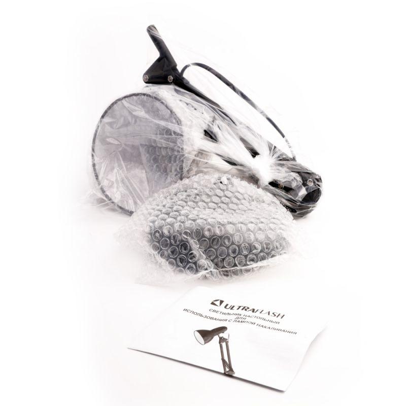 Ultraflash UF-313 С02 черный (Светильник настольный,230V 60W)