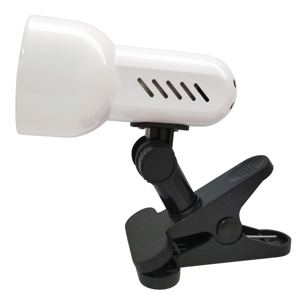 Ultraflash UF-381 C01 белый (Светильник настольный с прищепкой 230В, 40Вт, E27, ЛОН)