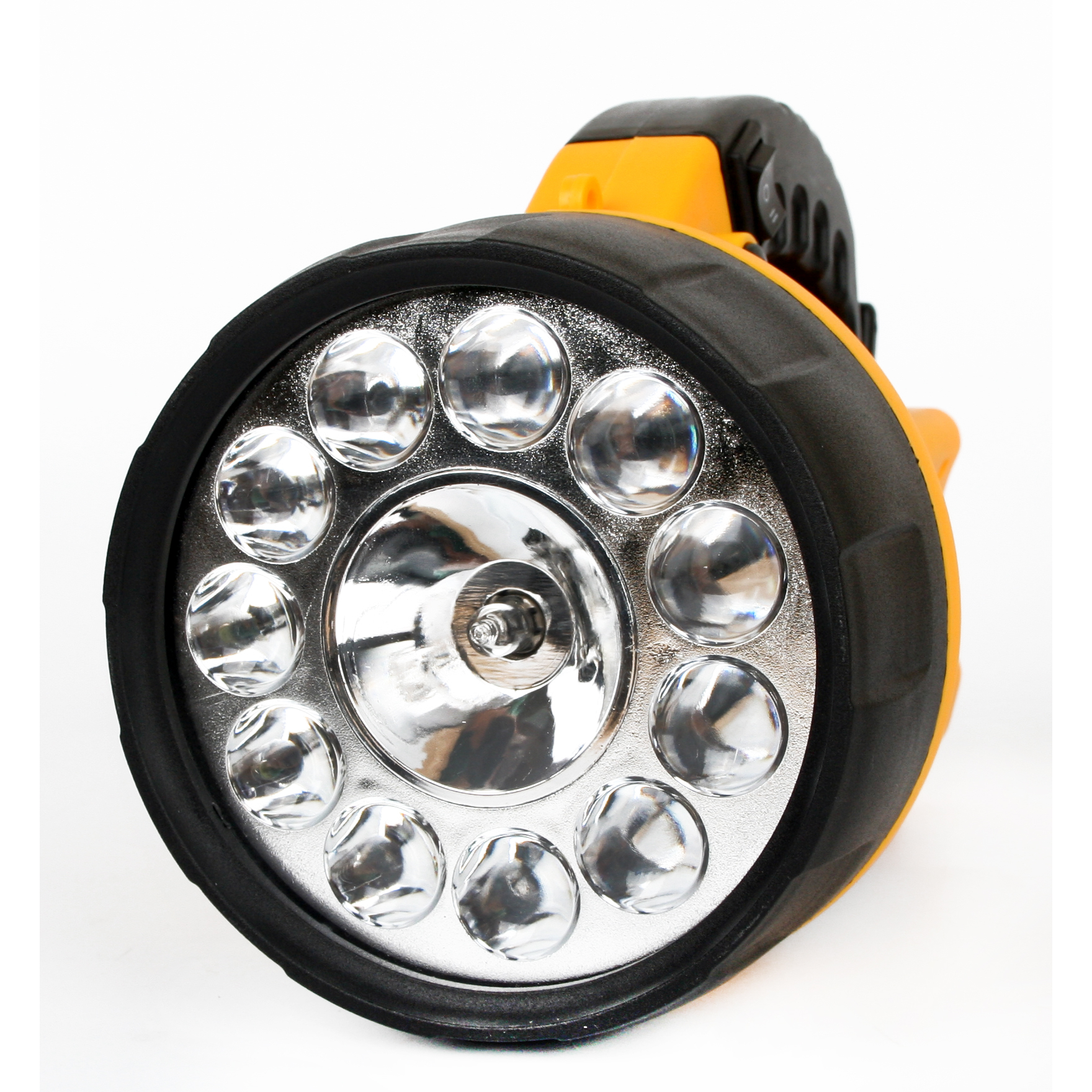 Фонарь UF3753LED (аккум 220В/12В желт. 11 LED; + галоген. 4В 2А-ч пласт. короб) Ultraflash 8311