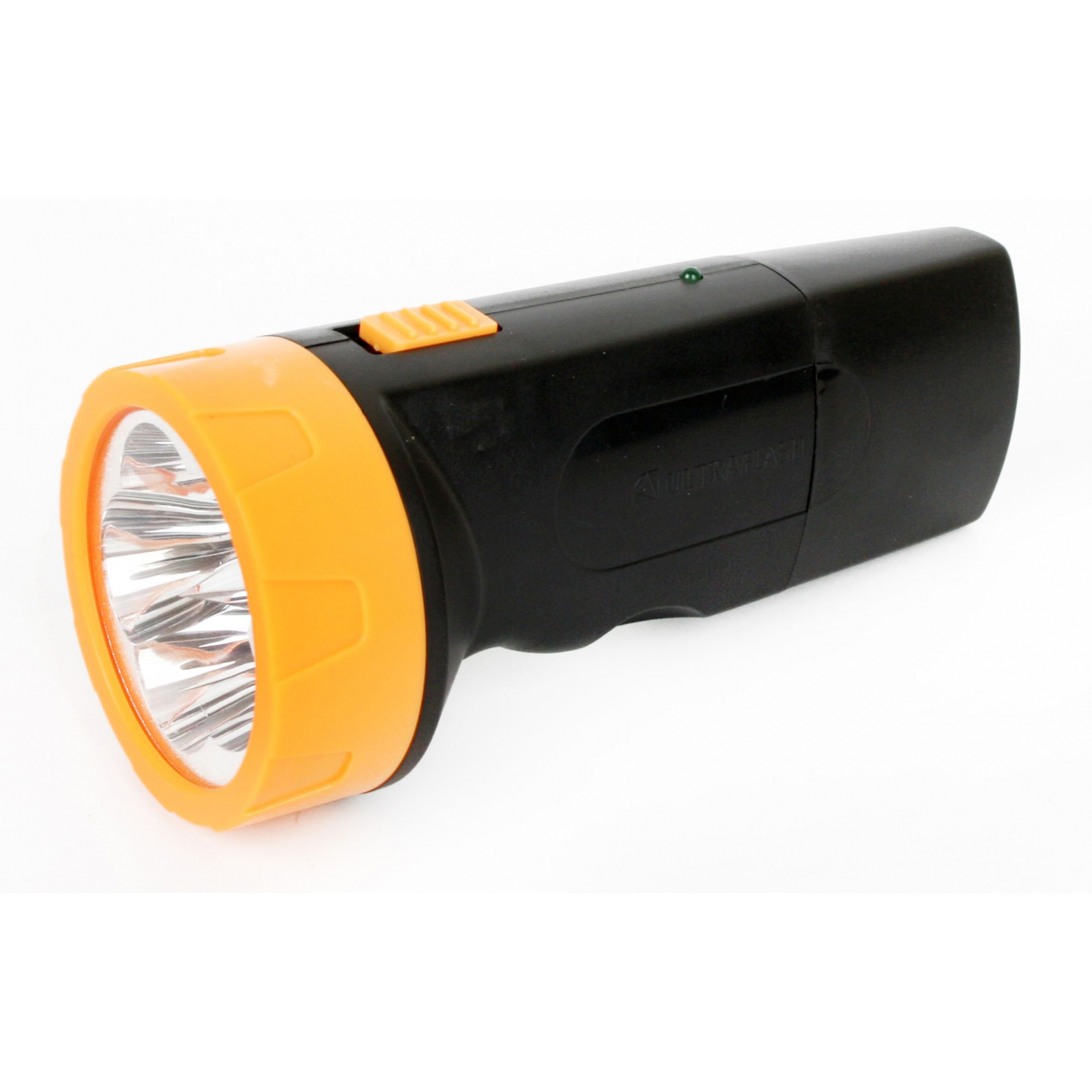 Фонарь LED 3827 (аккум. 220В черн./желт. 5 LED SLA пласт. коробка) Ultraflash 11241