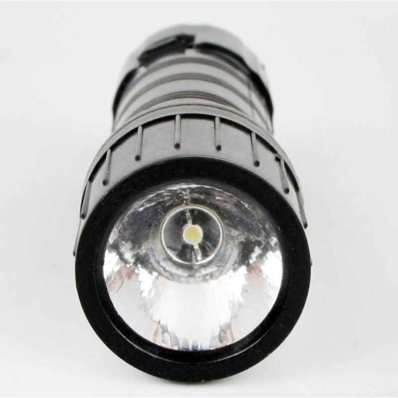 Фонарь 7102-ТН (черн. 1LED 1 реж 2XR03 ; блист-пакет) Ultraflash 11788