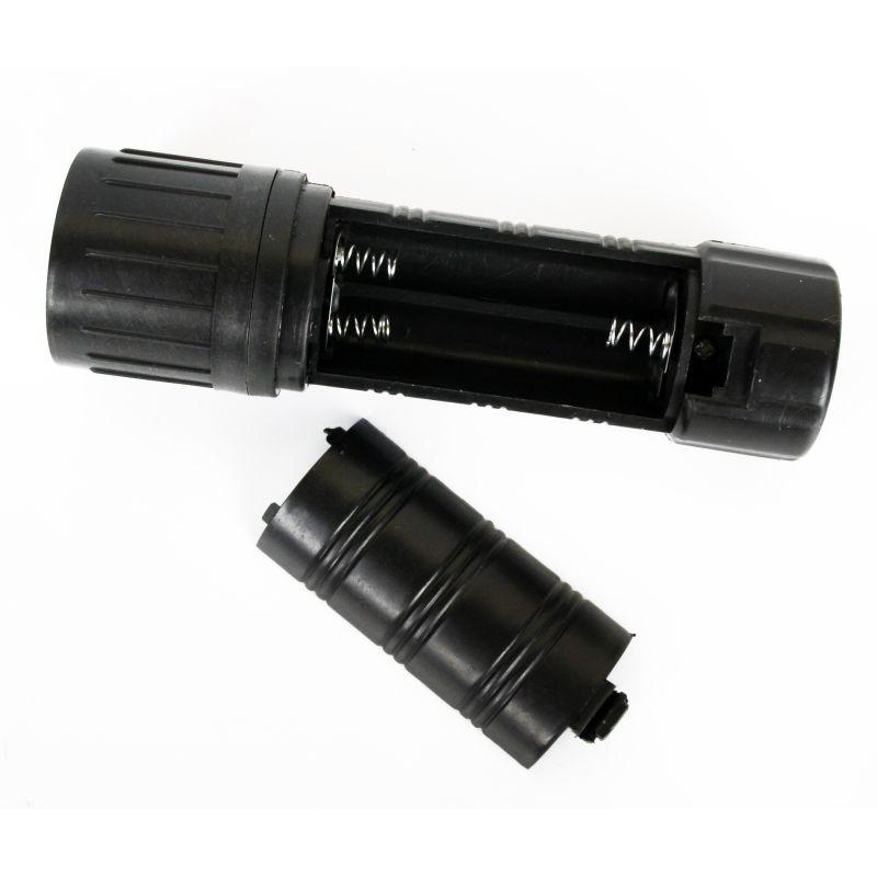 Фонарь 7102-ТН (черн. 1LED 1 реж 2XR03 ; блист-пакет) Ultraflash 11788