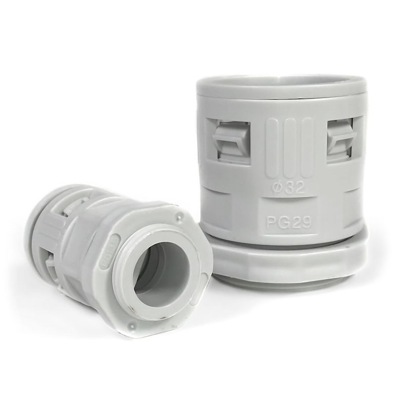 Муфта вводная для гофрированных труб ВМ-ГТ d25мм сер. Промрукав PR08.3270