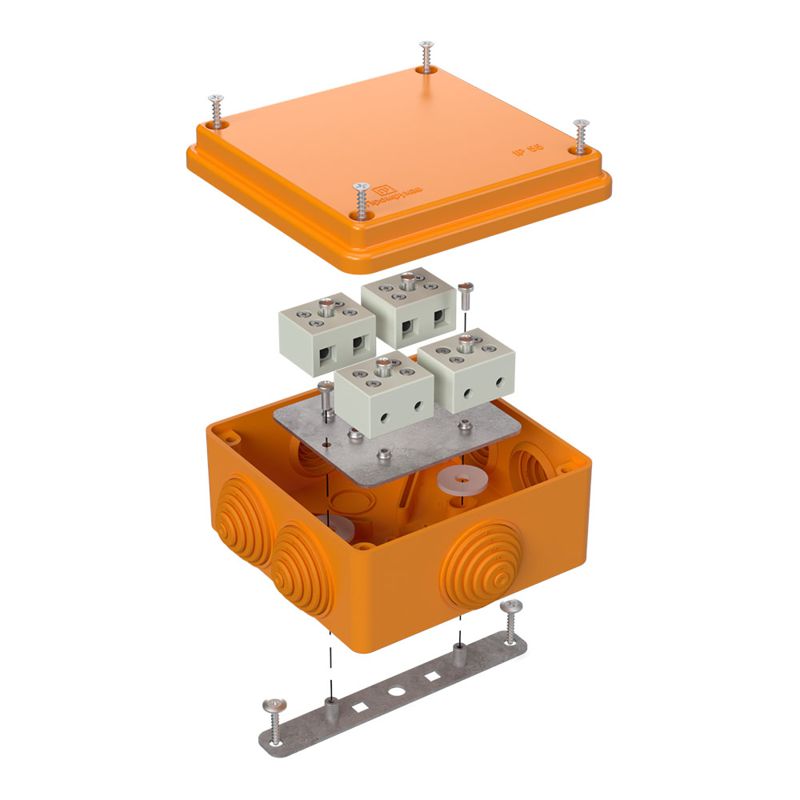 Коробка огнестойкая для о/п 40-0300-FR2.5-8 Е15-Е120 (100х100х50) (40-0300-FR2.5-8)