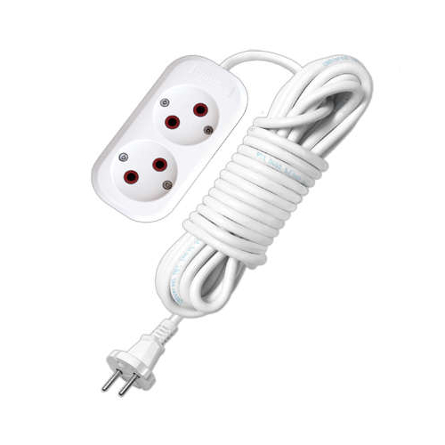 Удлинитель 2х5м без заземл. 6А IP20 У6-011М ПВС 2х0.75 UNIVersal 011М-05