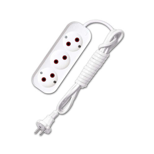 Удлинитель 3х2м без заземл. 6А IP20 У6-639 ШВВП 2х0.75 UNIVersal 9631932