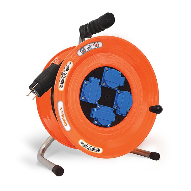 Удлинитель силовой на катушке ВЕМ-259 IP-44 термо КГ 3*1,5 30м.