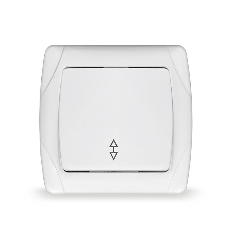 Выключатель проходной 1-кл. СП Маргарита 10А IP20 бел. UNIVersal М0025