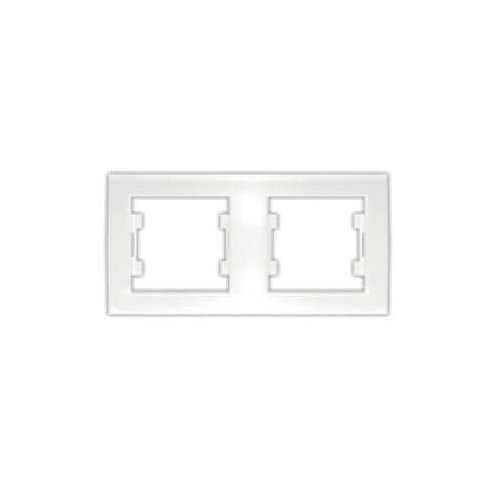 Рамка 2-м Бриллиант горизонт. бел. UNIVersal 7947465