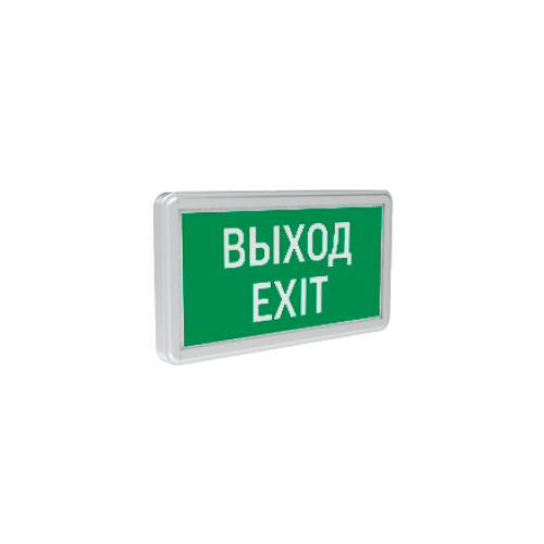 Светильник "ВЫХОД-EXIT" 1.5 ч IP20 аварийный односторонний VARTON V1-R0-70354-02A02-2000365