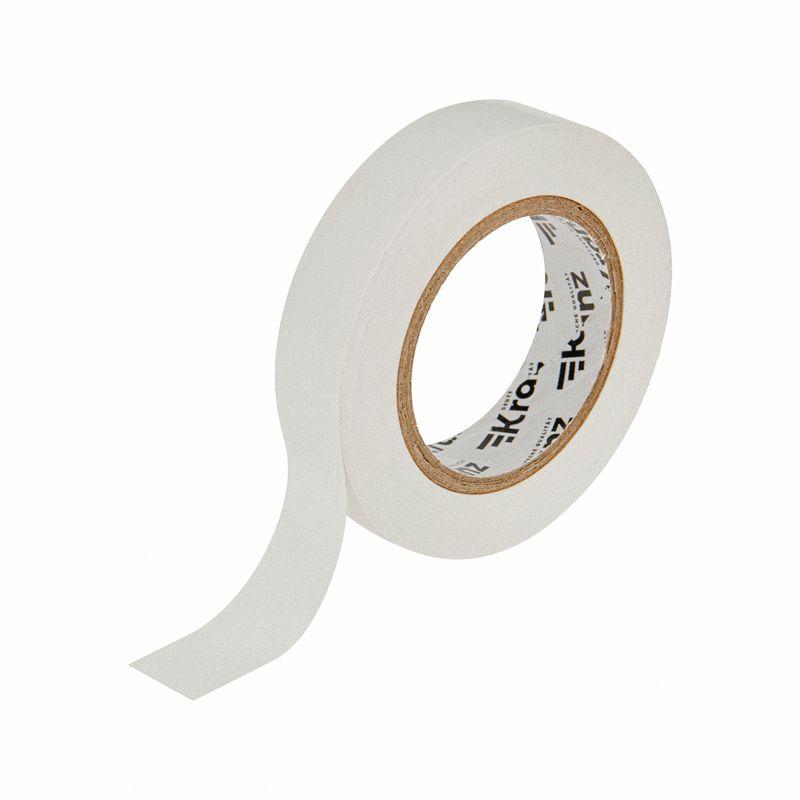Изолента ПВХ 0.13х15мм 20м бел. (уп.10шт) Kranz KR-09-2601