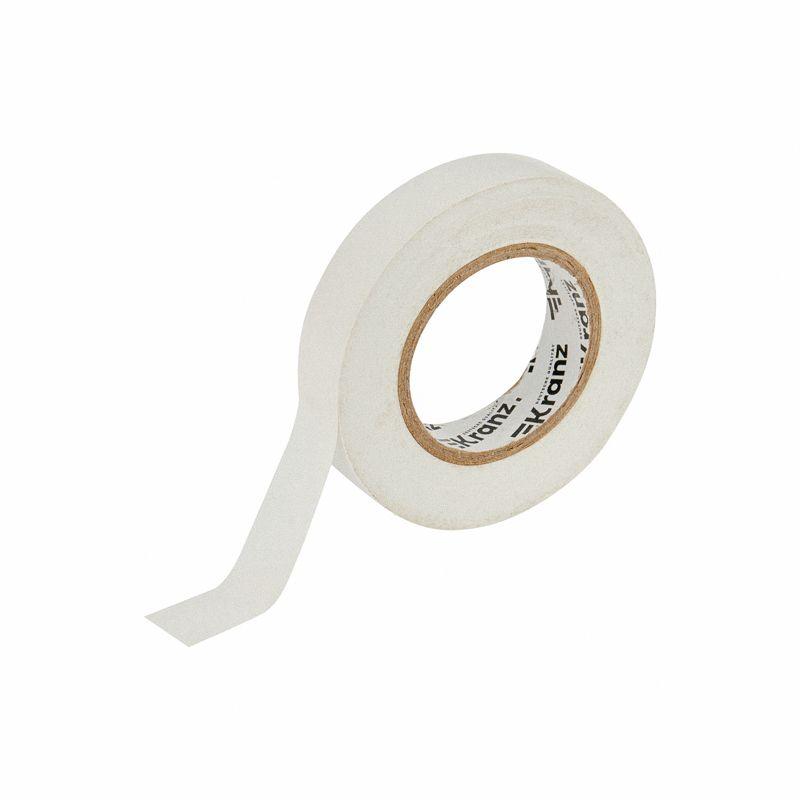 Изолента ПВХ 0.13х15мм 25м бел. (уп.5шт) Kranz KR-09-2101