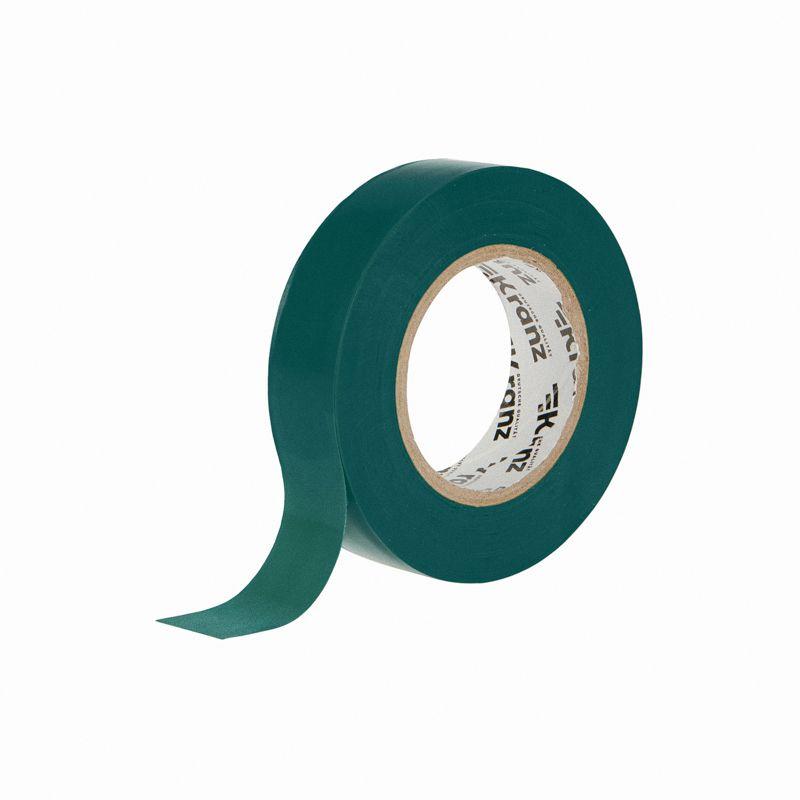 Изолента ПВХ 0.13х19мм 25м зеленая (уп.5шт) Kranz KR-09-2203