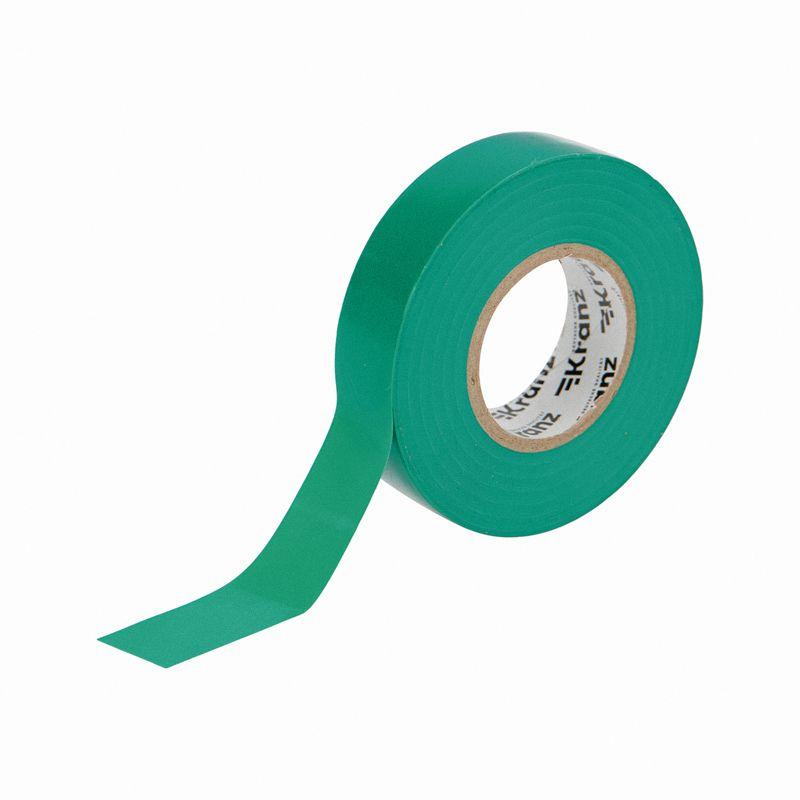 Изолента ПВХ профессиональная 0.18х19мм 20м зеленая (уп.10шт) Kranz KR-09-2803