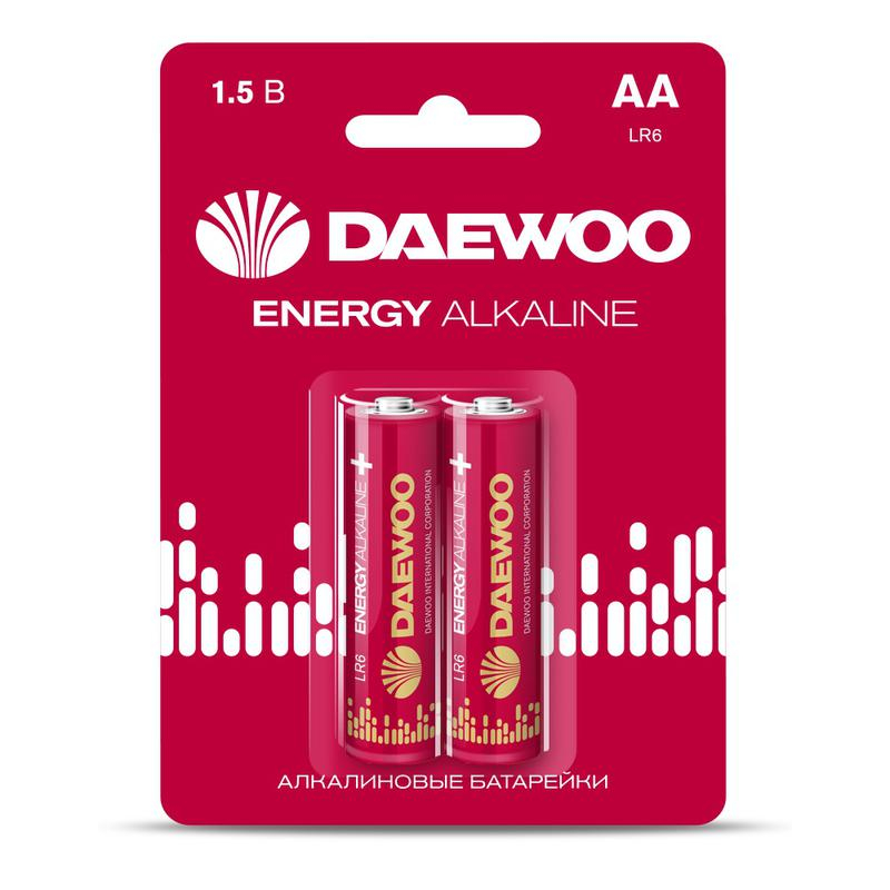 Элемент питания алкалиновый AA/LR6 1.5В Energy Alkaline 2021 DAEWOO 5029750