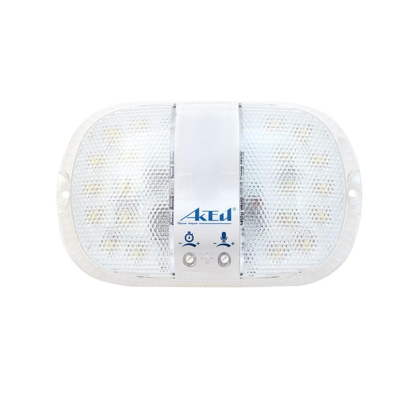 Светильник светодиодный 8Вт IP31 с опт-акуст. датчиком Актей СА-7008У