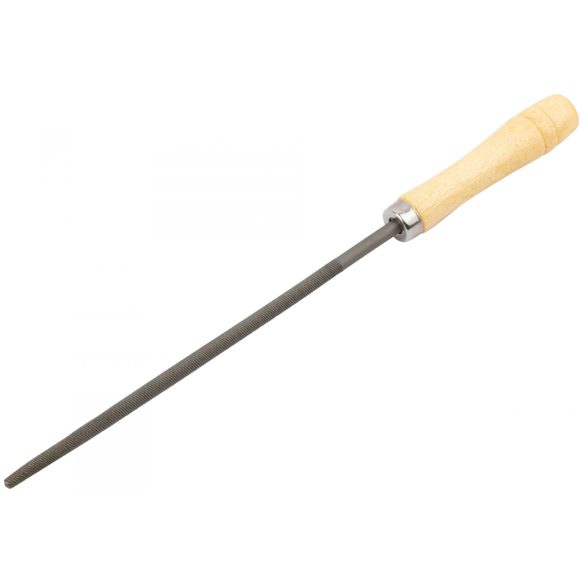 Напильник, деревянная ручка, круглый 200 мм