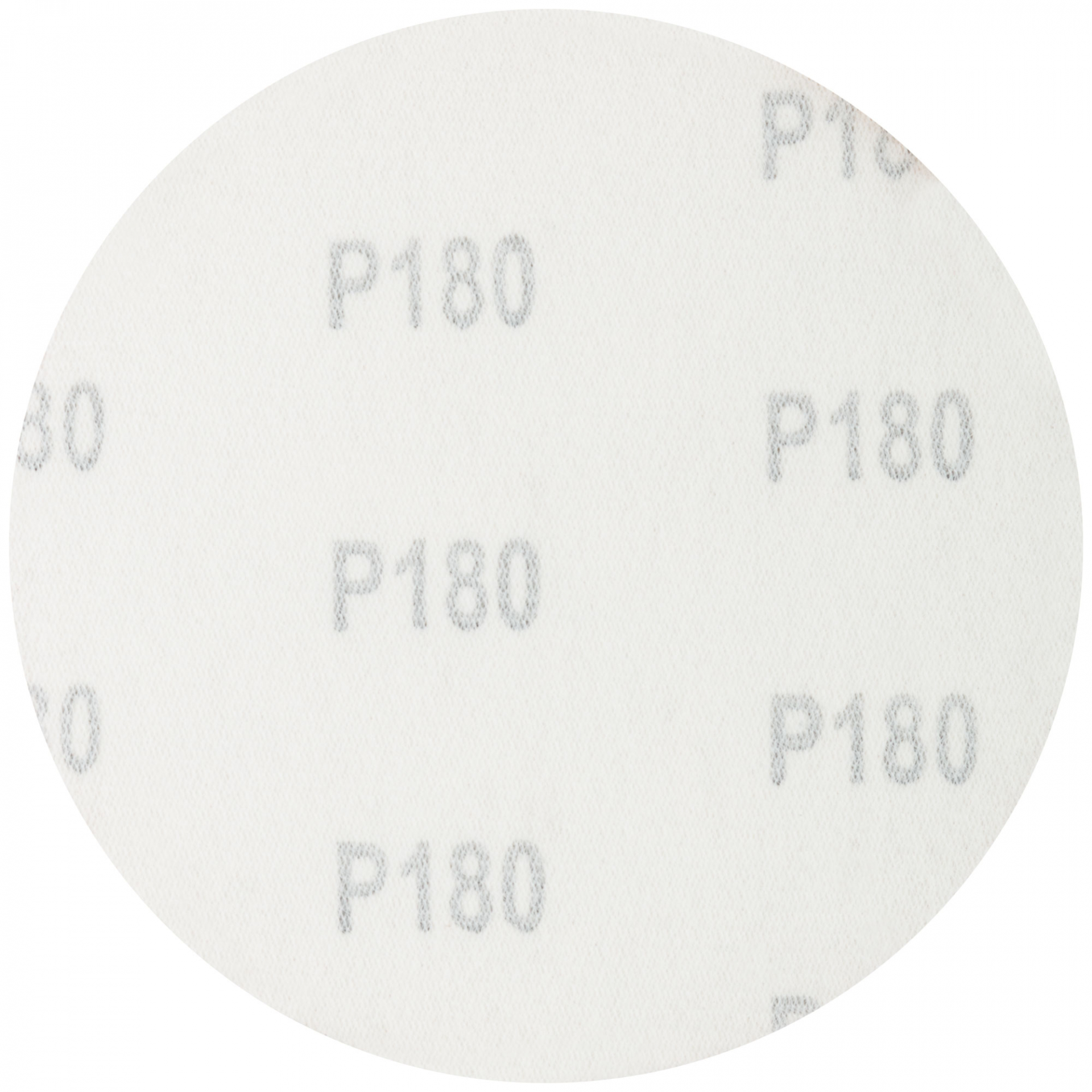 Круги шлифовальные сплошные (липучка), алюминий-оксидные, 125 мм, 5 шт. Р 180
