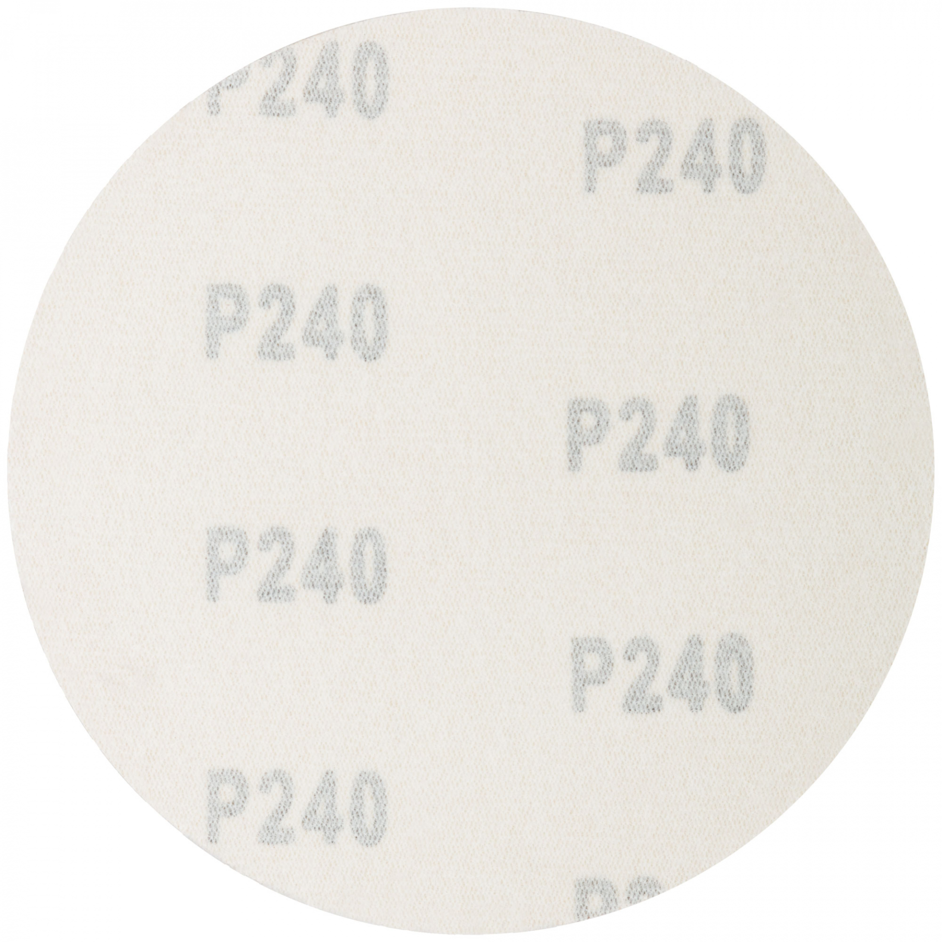 Круги абразивные шлифовальные на ворсовой основе под "липучку" ( Р240, 125 мм, 5шт.), Cutop Profi