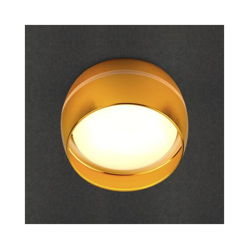 Потолочный светильник спот GWL-GX53-M-IP20 Чаша Золотой с боковым рассеивателем