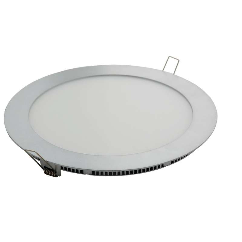 Светильник TRP18-03-W-01 LED 18Вт 3000К IP40 (S) рифл. стекло корпус серебр. Новый Свет 400300