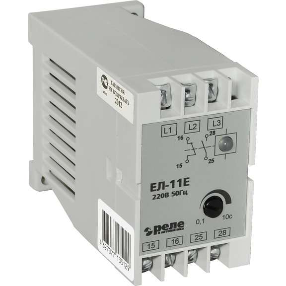 Реле контроля фаз ЕЛ-11Е 380В 50Гц