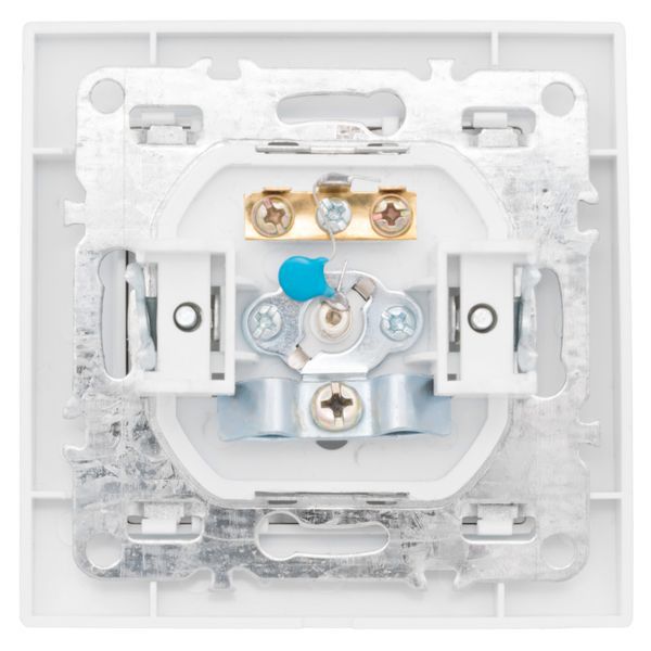 Розетка TV 1-м СП Минск 75Ом 5-862МГц бел. Basic EKF ERA00-027-10