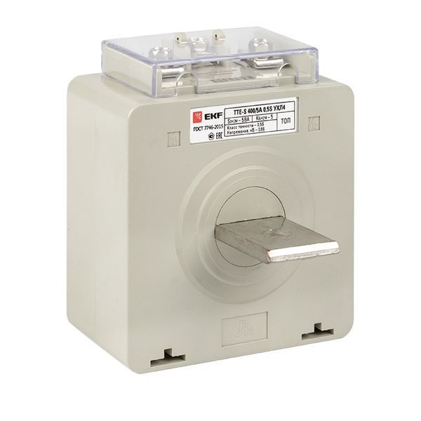 Трансформатор тока ТТЕ-A-400/5А с клеммой напряжения класс точности 0,5S EKF PROxima (tte-S-400-0.5S)