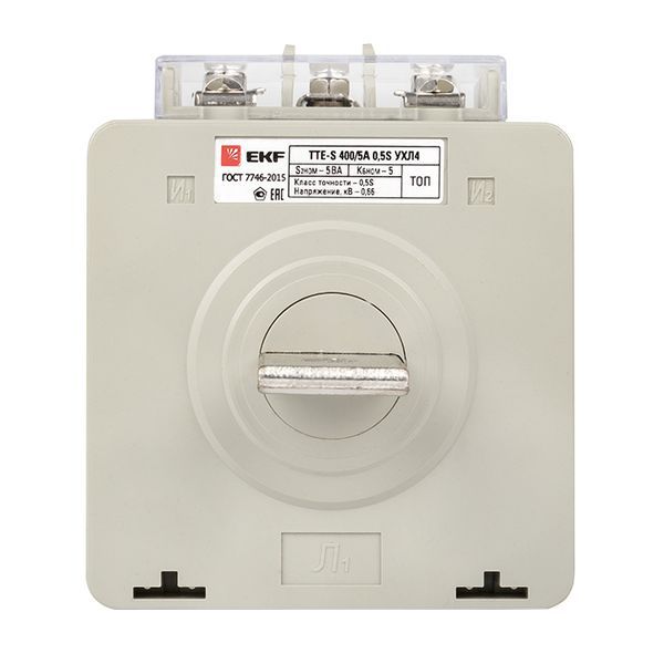 Трансформатор тока ТТЕ-A-400/5А с клеммой напряжения класс точности 0,5S EKF PROxima (tte-S-400-0.5S)
