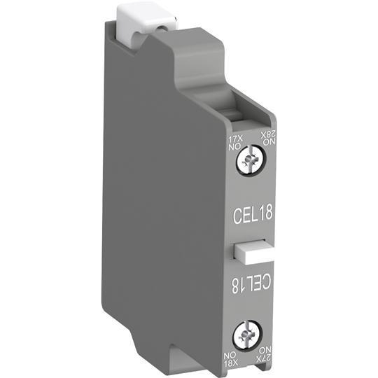 Блок контактный CEL18-01 (1НЗ) боковой для контакторов АF400-AF2650 (коммутация слаботочных цепей)