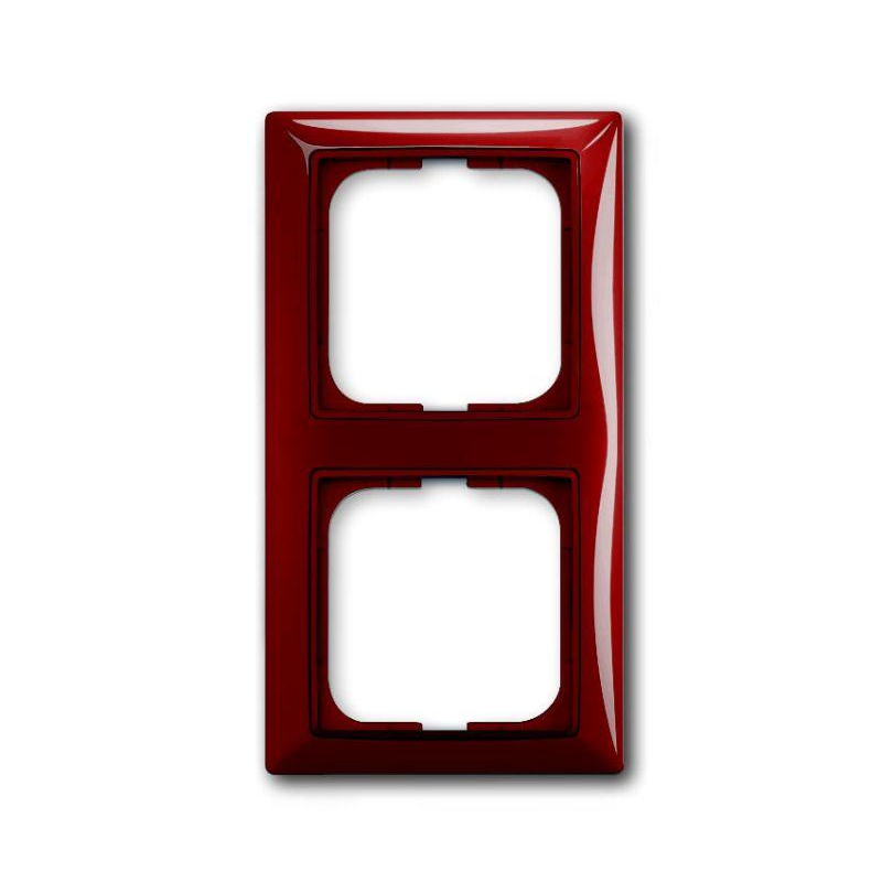 Рамка 2-постовая, Basic 55, foyer-red