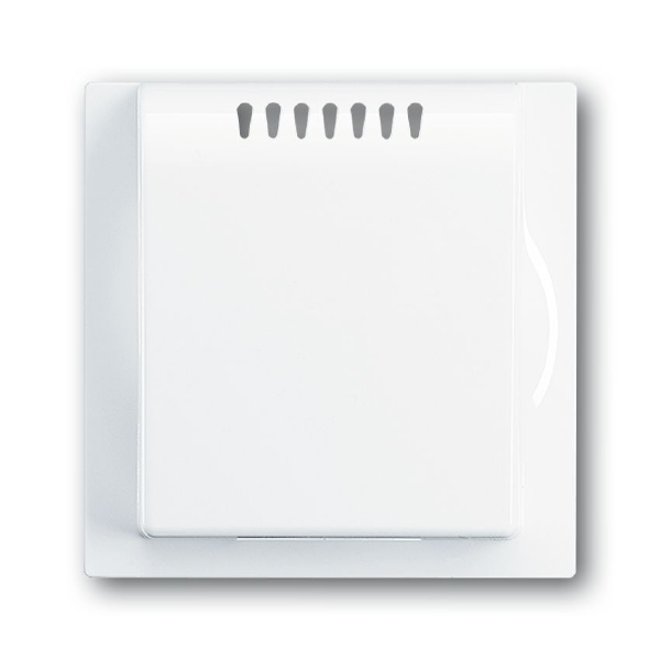 Накладка для усилителя мощности светорегулятора 6594 U, KNX-ТР 6134/10 и цоколя 6930/01, impuls, альп. белый